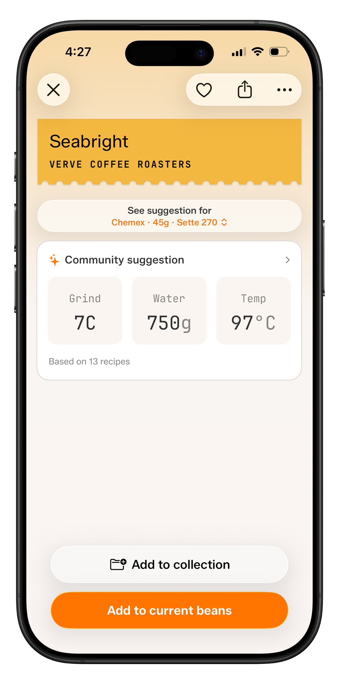 Community suggestion for Seabright by Verve Coffee Roasters